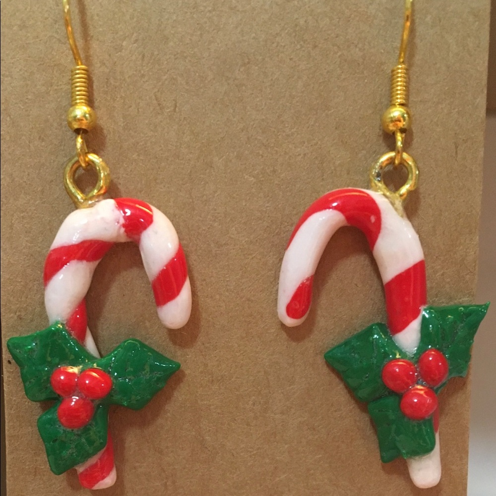 Candycane Earrings